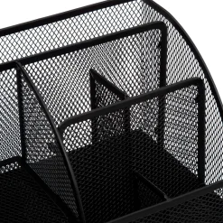 Organizador HAVI preto em metal para escritório