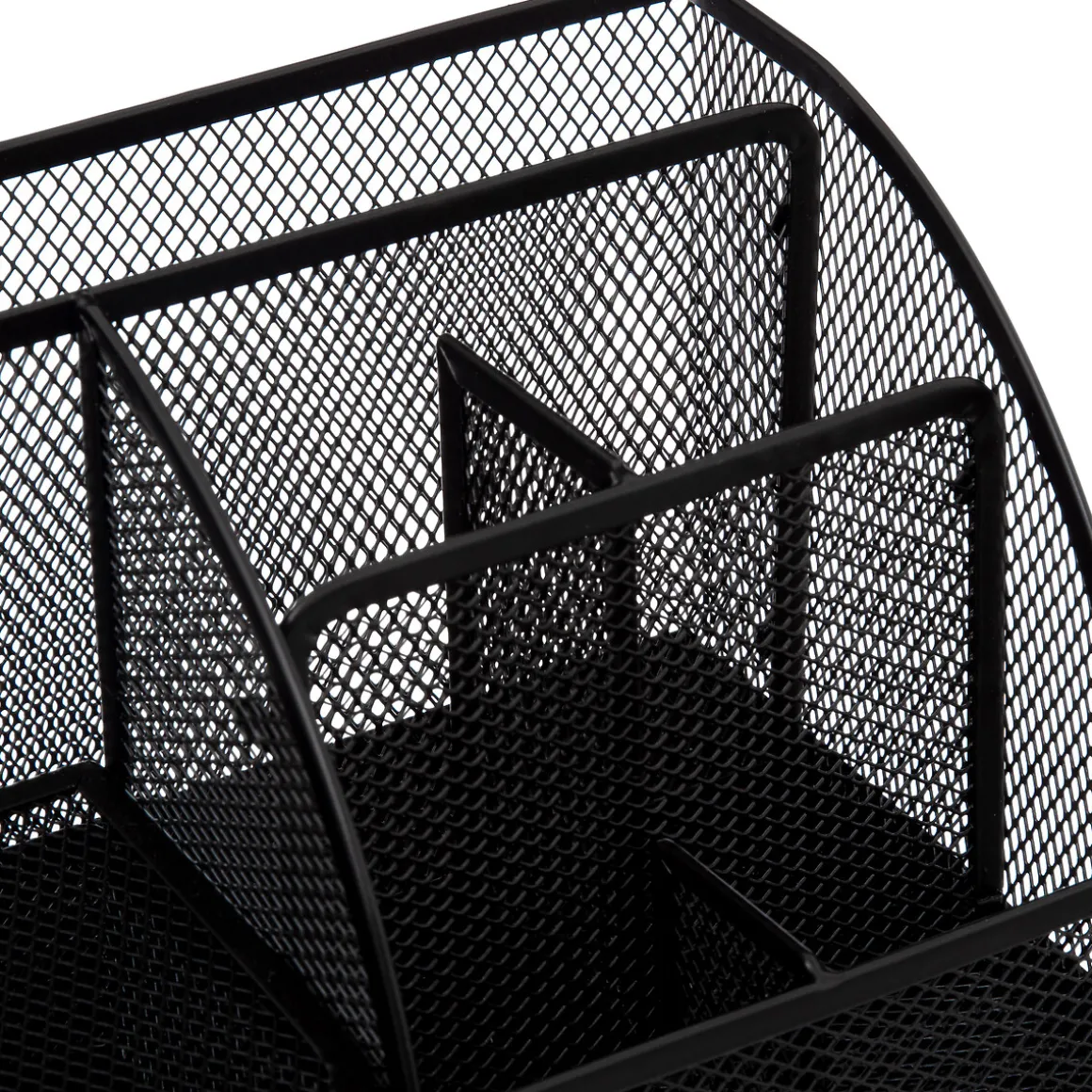 Organizador HAVI preto em metal para escritório