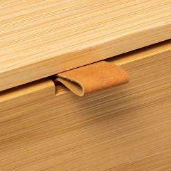 Organizador wc com 2 gavetas em bambu