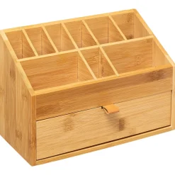 Organizador wc com puxador de Bambu