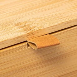 Organizador wc em bambu com 3 gavetas