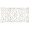 Painel decorativo FANNY branco esculpida em mdf 45x85cm