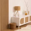 Painel ripado decorativo COLVA natural em mdf 240cm
