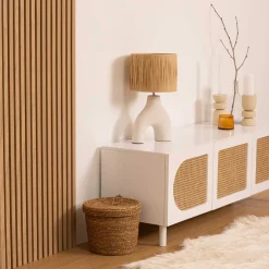 Painel ripado decorativo COLVA natural em mdf 240cm