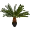 Palmeira ananas artificial com vaso