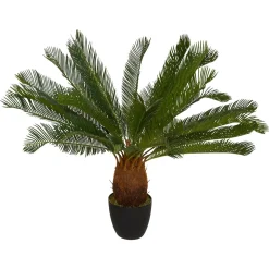Palmeira ananas artificial com vaso