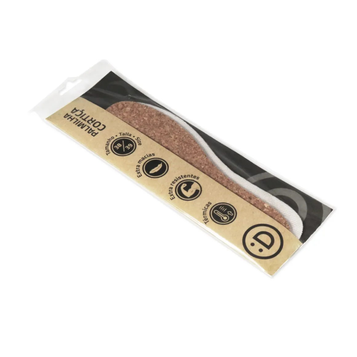 Palmilha cortiça tamanho 36/37