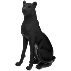Pantera decorativa preto