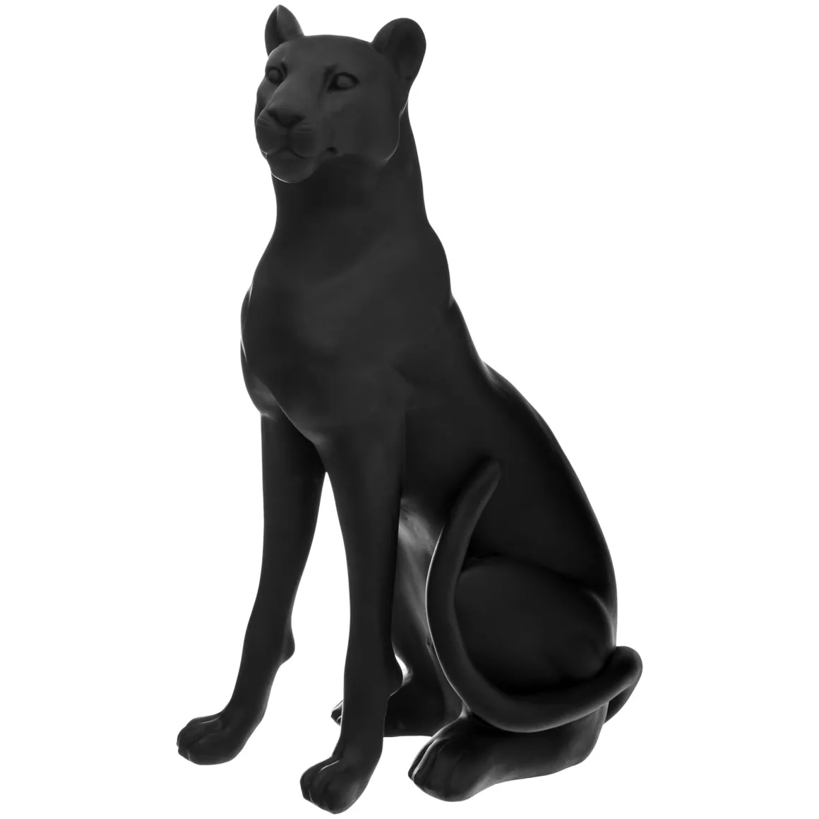 Pantera decorativa preto