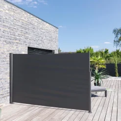 Para-vento encartável ANTAO cinza graphite 1,8x3m