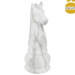 Peça de xadrez OLEN efeito mármore 26,5cm