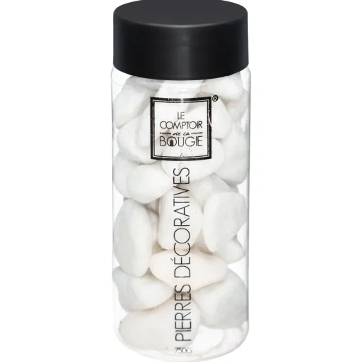 Pedras decorativas brancas grandes 750gr