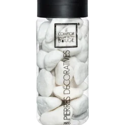 Pedras decorativas brancas grandes 750gr