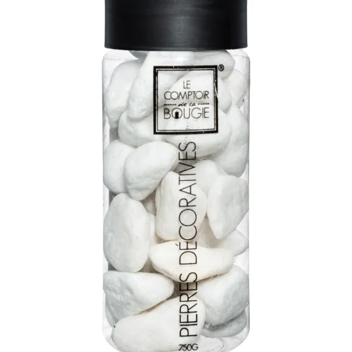 Pedras decorativas brancas grandes 750gr