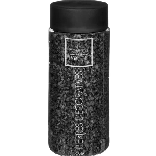 Pedras decorativas preto