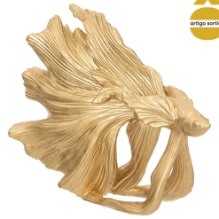 Peixe decorativo JIL dourado