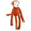 Peluche NELSO macaco castanho