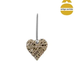 Pendurante decorativo em coração 12cm