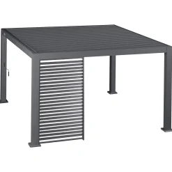 Persiana para pérgola ÉVORA cinza escuro 1,3m