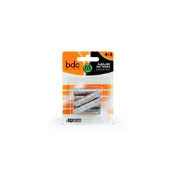 Pilha alcalina blister bdc lr03 4+2