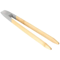 Pinça para cozinha em bambu