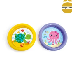 Piscina com 2 anéis para bebé