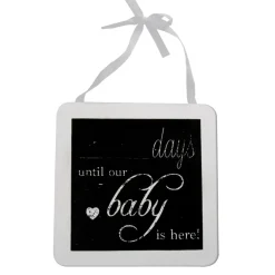 Placa COUNTIG DAYS branca 33,2x20cm