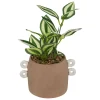 Planta artificial OLME com vaso de cerâmica 22cm
