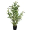 Planta bambu artificial com vaso 90cm