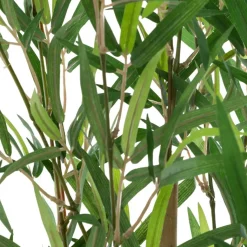 Planta bambu artificial com vaso 90cm