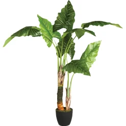 Planta bananeira artificial com vaso 124cm