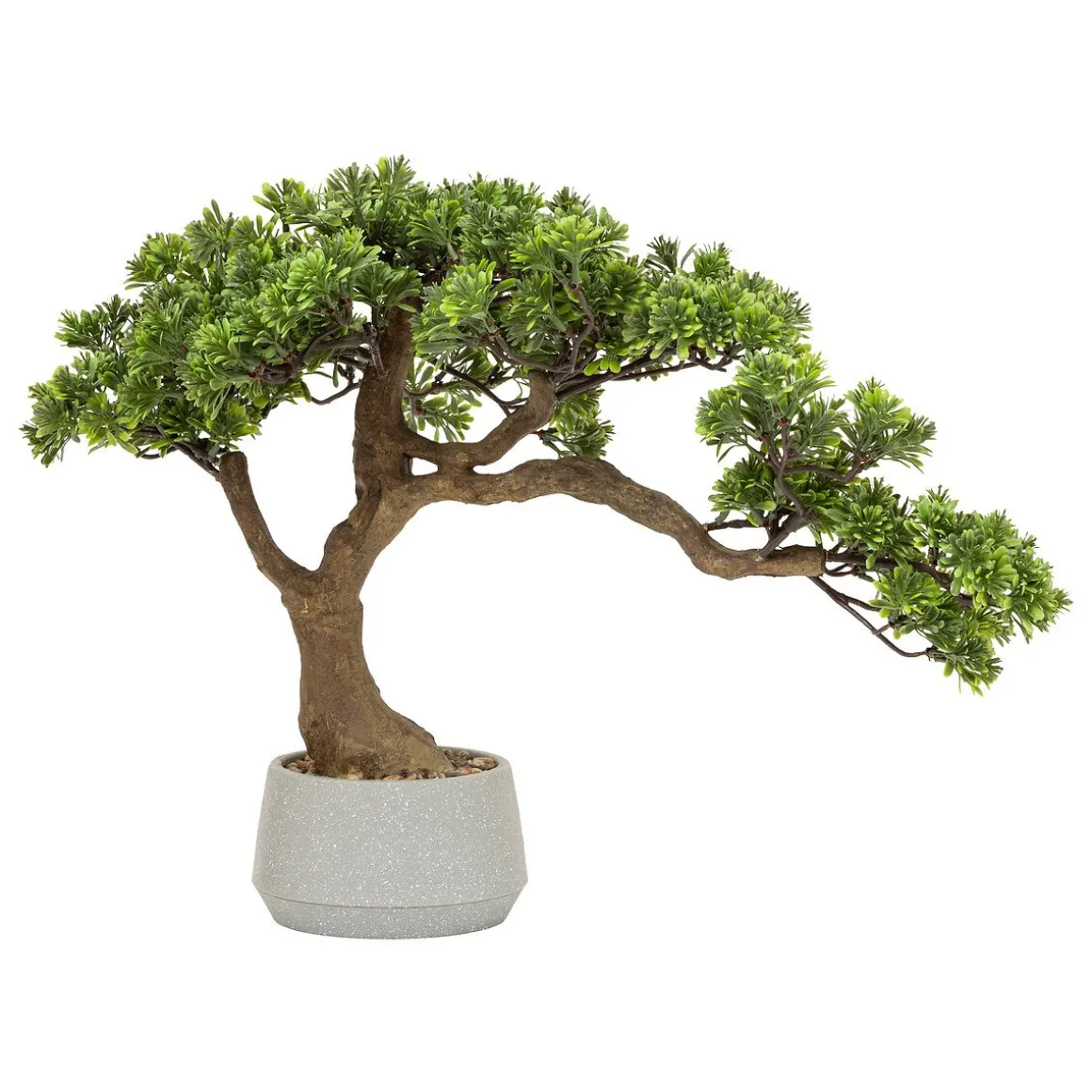 Planta bonsai artificial com vaso 45cm