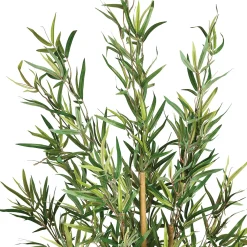 Planta de bambu artificial com pote 126cm