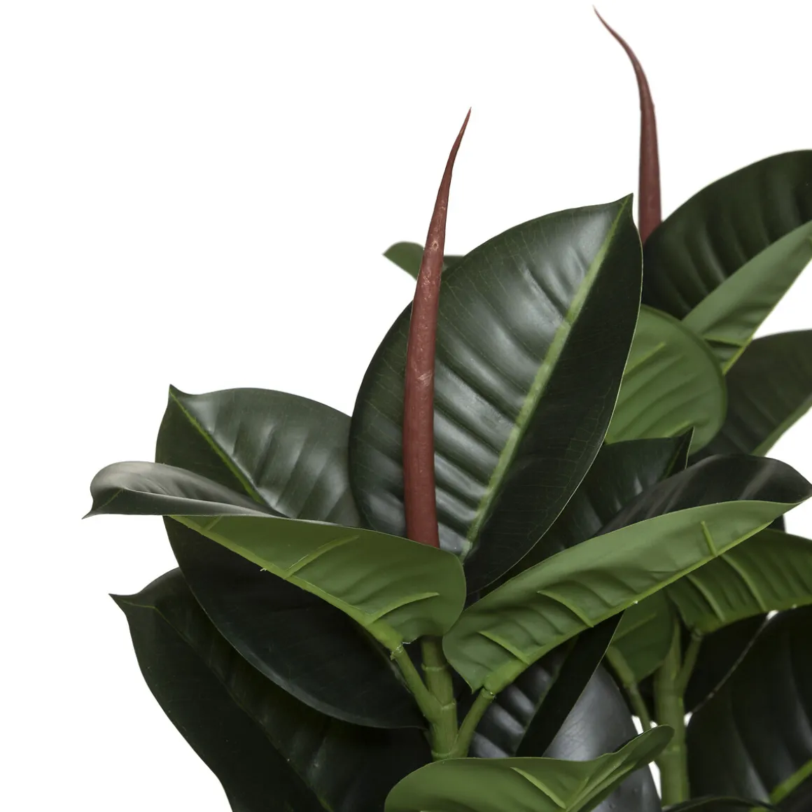 Planta ficus verde escura artificial 120cm