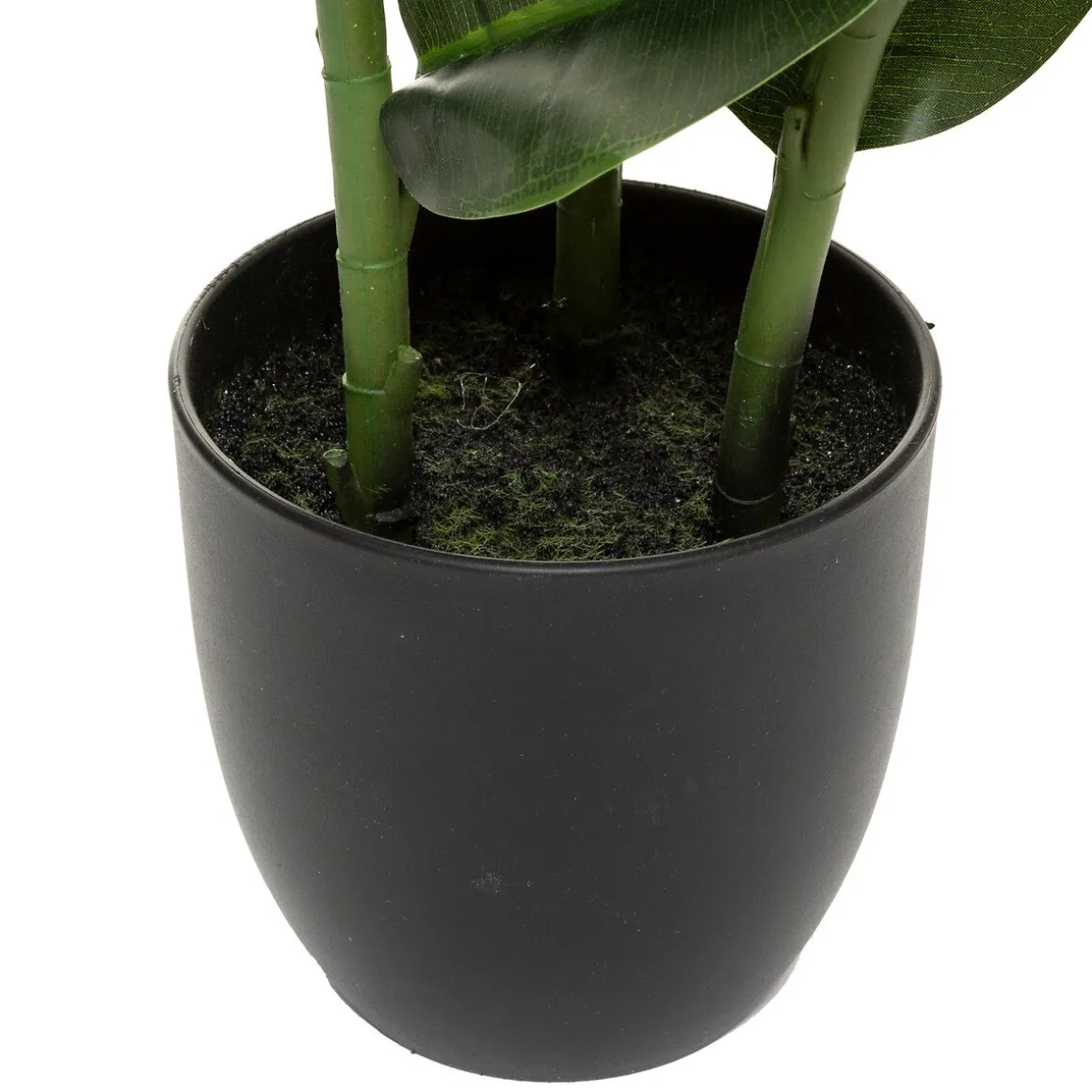 Planta ficus verde escura artificial 120cm