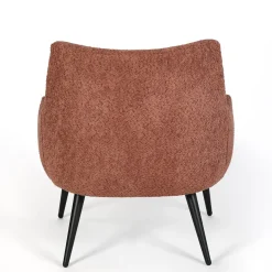 Poltrona ARIEL em tecido rosa