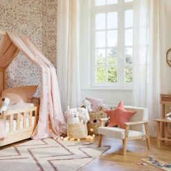 Poltrona BASILE bouclé cru