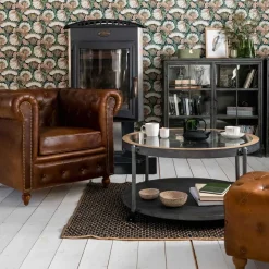 Poltrona CHESTER castanha