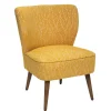 Poltrona CHIARA amarela 80x62x67cm