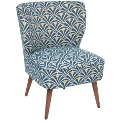 Poltrona CHIARA azul 80x62x67cm
