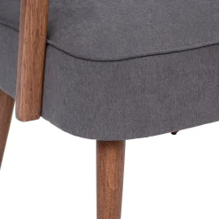 Poltrona CHIARA cinza escura