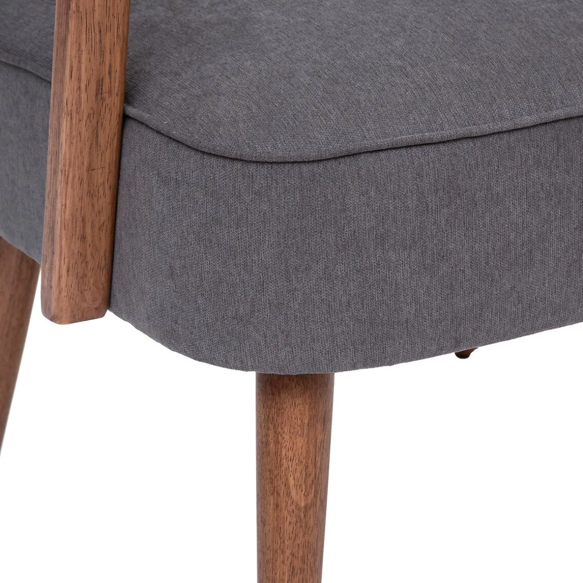 Poltrona CHIARA cinza escura