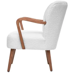 Poltrona CHIARA em tecido branco