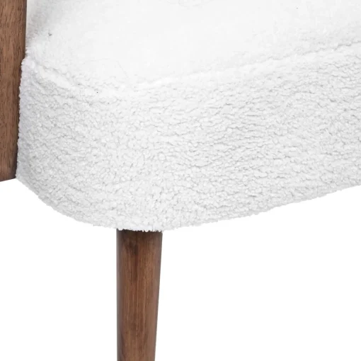 Poltrona CHIARA em tecido branco
