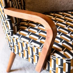 Poltrona CHIARA em tecido decorado