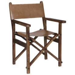 Poltrona CINEMA castanha de couro