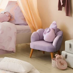 Poltrona concha violeta claro