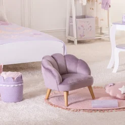 Poltrona concha violeta claro