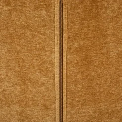 Poltrona EDITH com pelo bouclé ocre