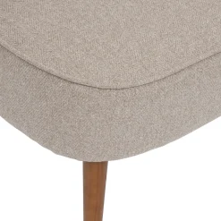 Poltrona GARY bege de tecido